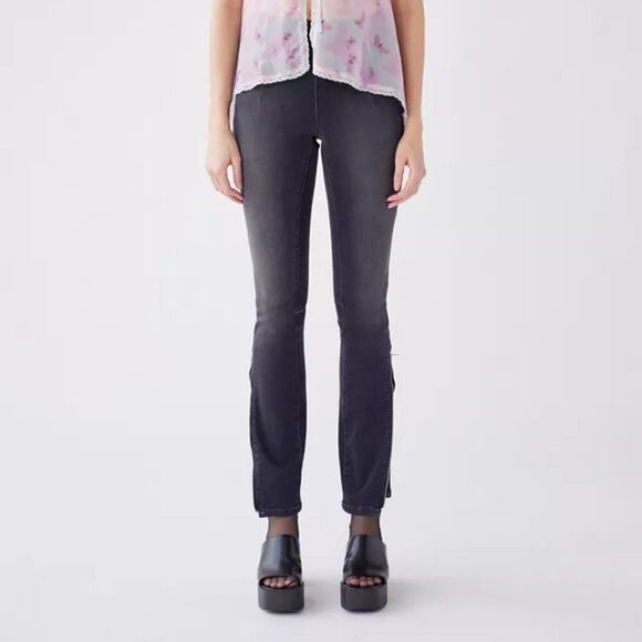 BDG Women's Ankle-Zip High Waisted Skinny Jean - Picture 11 of 11